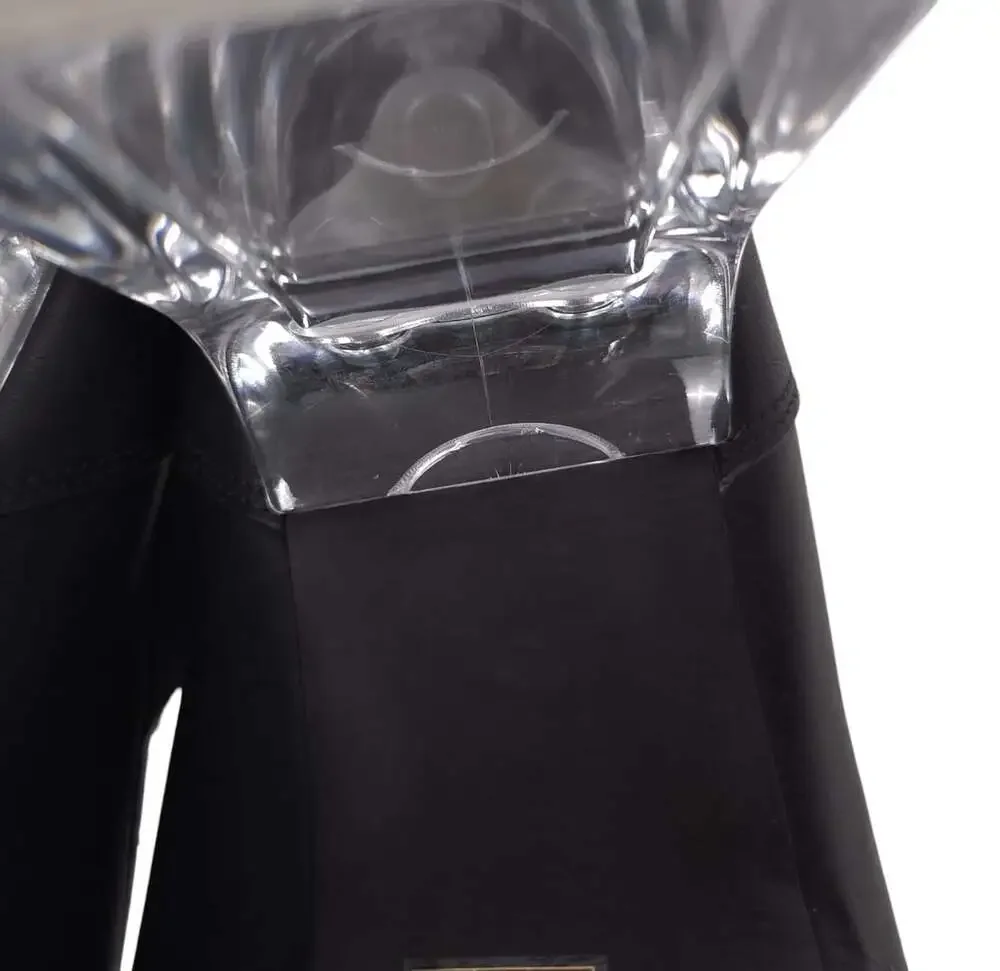 Rick Owens Grilled Kiss Boots US 11 EU 44 Mens Black Clear Transparent $2885